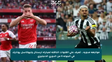 مواجهة مدوية.. تعرف على القنوات الناقلة لمباراة أرسنال ونيوكاسل يونايتد في الجولة 6 من الدوري الإنجليزي